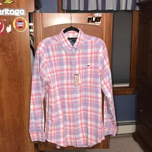 Vinyard vines check button down